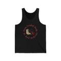 Tank Top — "To From Combat Boots To Red Bottoms" Military-to-Glow Up Graphic